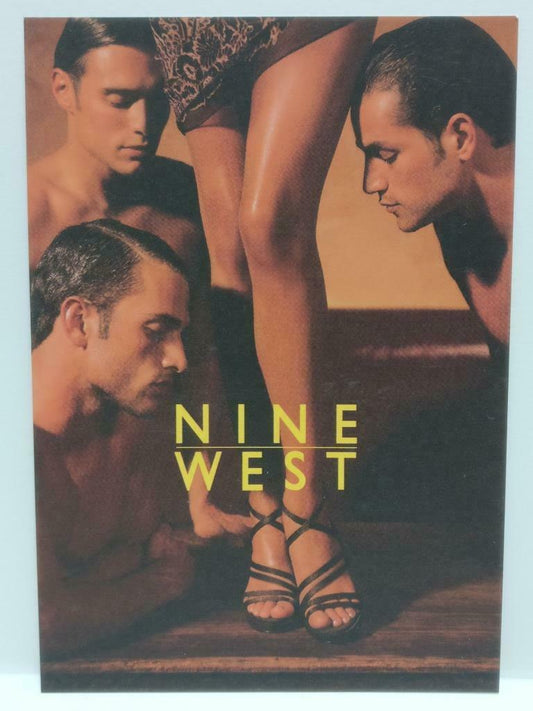 LUCKYPIGEON888 Nine West Fashion Model Sexy Legs Singapore Ad Postcard (E0151)