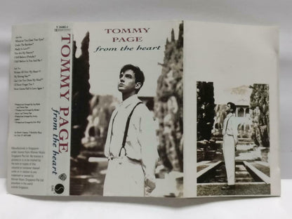Tommy Page From The Heart Mega Rare Singapore English Cassette CT494