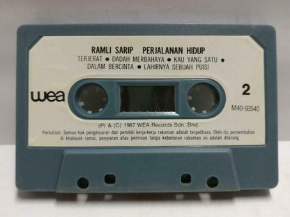 Rare Malay Rock Ramli Sarip Perjalanan Hidup 1987 Malaysia Melayu Cassette CT755