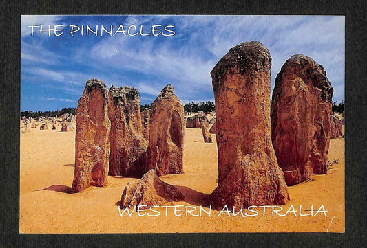 LUCKYPIGEON Australia The Pinnacles Ancient Desert Sculptures Postcard (C1550)