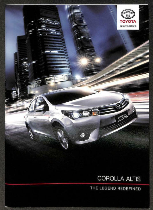 Toyota Singapore Car Catalogue Corolla Altis Model M026