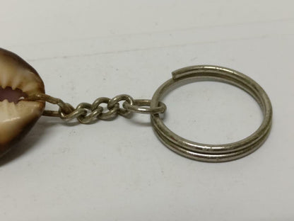 LP888 Rare Vintage Seashell Art Surname Liu 刘 劉 Souvenir Keychain Keyring F/S (B665)