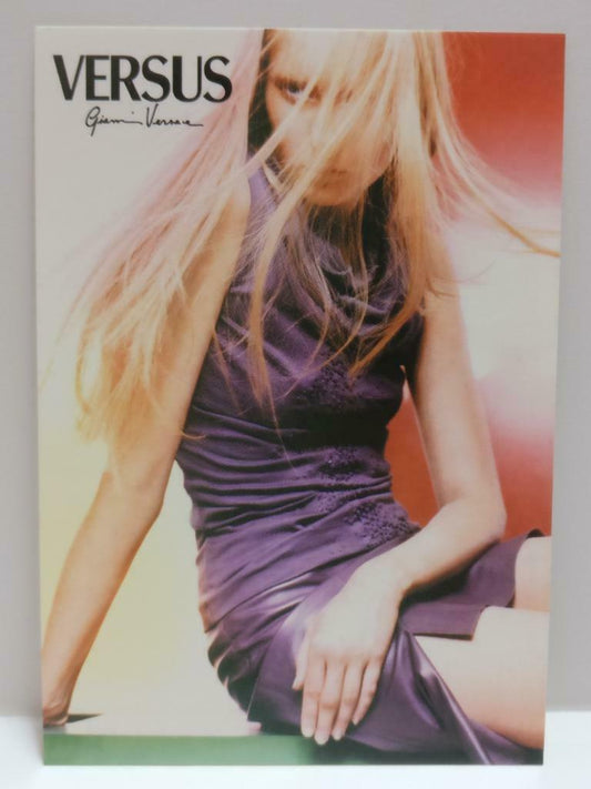 LUCKYPIGEON888 Gianna Versace Versus Sexy Woman Singapore Ad Postcard (E0421)