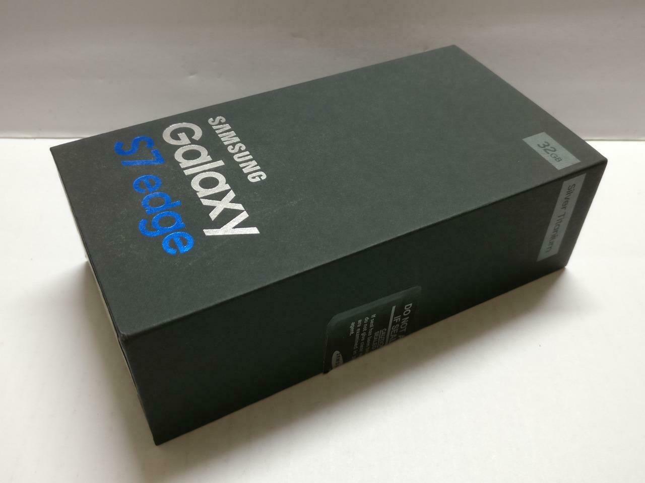 Samsung Galaxy S7 Edge 32GB With Manual Black Empty Box Only No Phone (BX080)