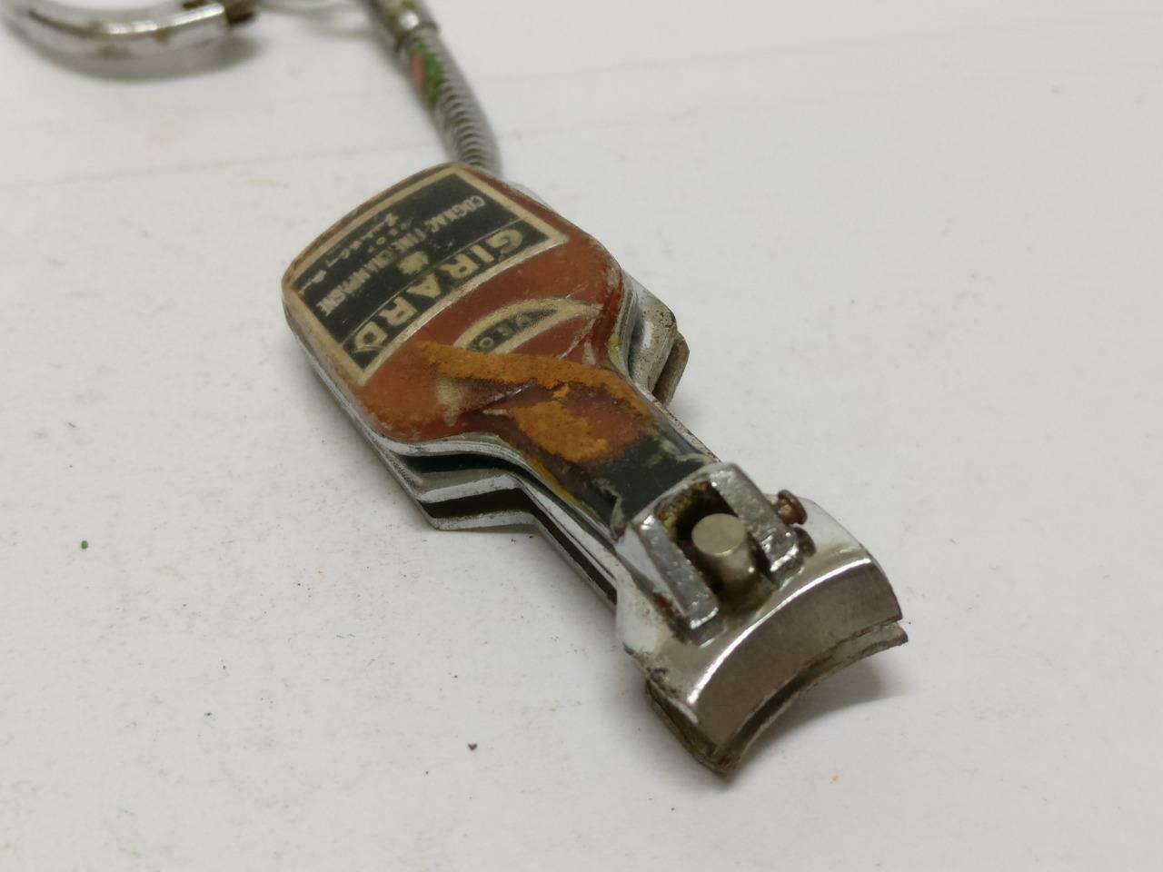 LP888 Rare Vintage Girard Cognac Bottle Mini Nail Clipper Keychain Keyring (B739)