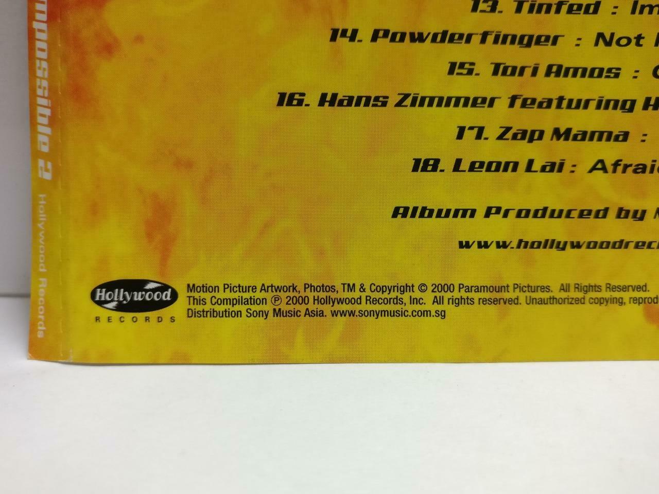 Music From & Inspired By Mission Impossible 2 OST 2000 Singapore CD (CDS255)