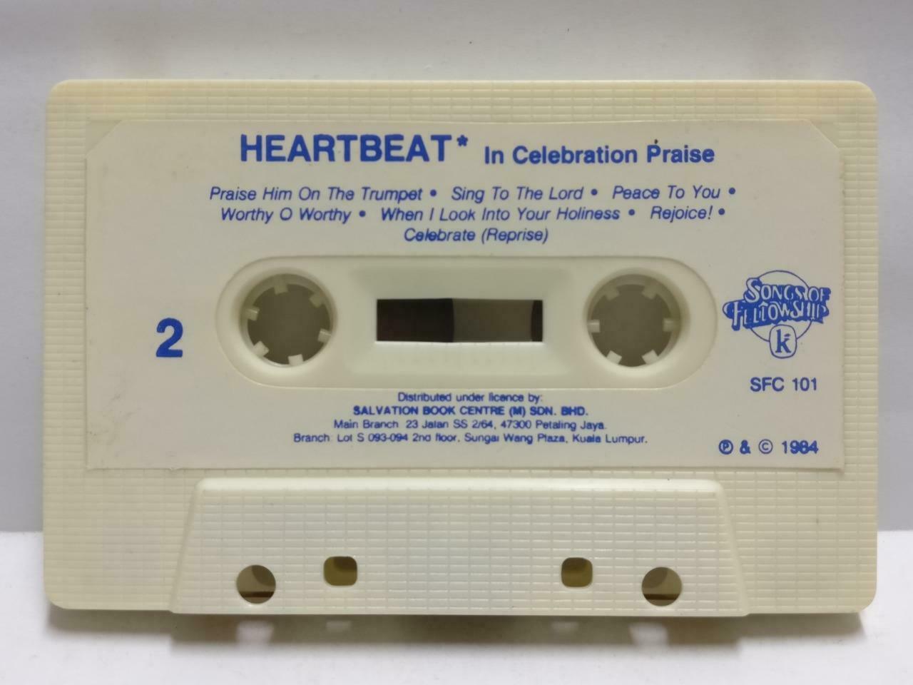 Christan Worship Jesus God Songs HeartBeat 1984 Rare Malaysia Cassette CT485