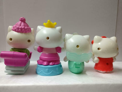 Hello Kitty Cat Princess Snow Sleigh Cute Figure Toys x9 Lot F/S (FTY004) *25