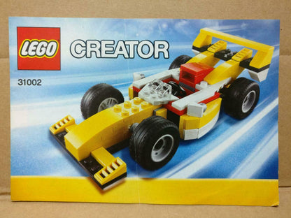 LEGO No. 31002 F1 Racing Car Manual Instructions Catalog Booklet (LG003)
