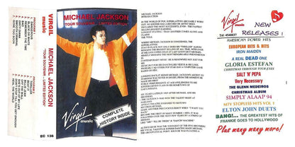 Rare Michael Jackson Tour Souvenir Limited Edition Singapore Cassette CT908