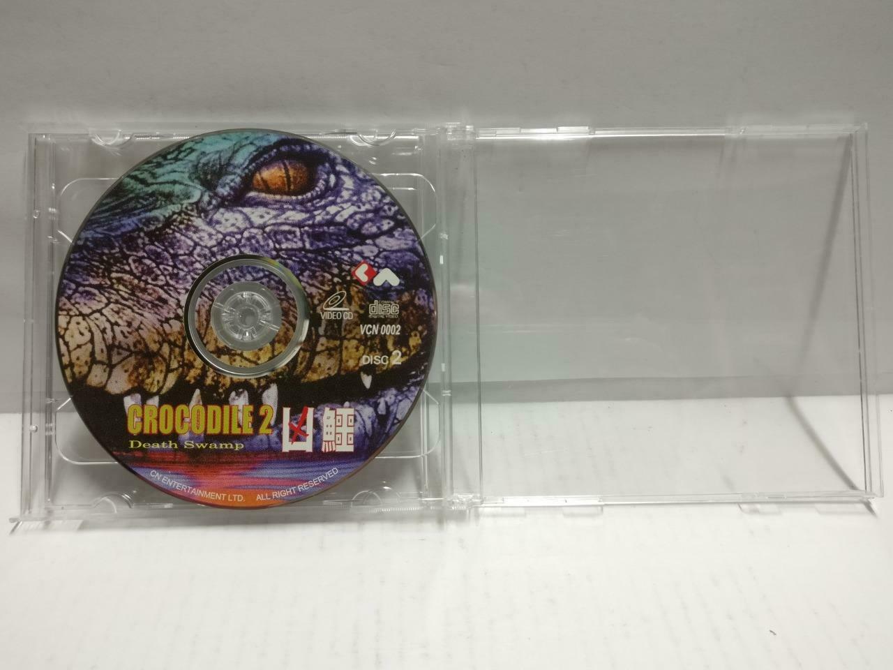 Movie Crocodile 2 Death Swamp Rare Hong Kong Video 2x VCD OOP (CD820)