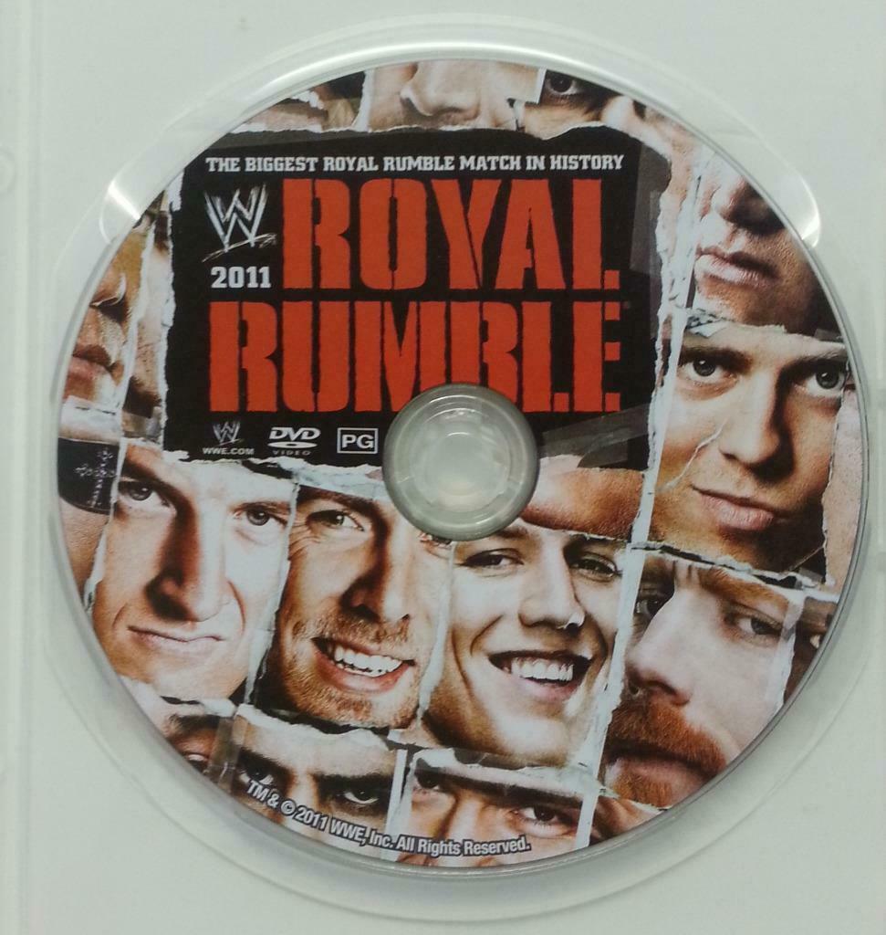 WWE WWF Wrestling The Miz Randy Orton  Edge Royal Rumble 2011 Singapore DVD A730