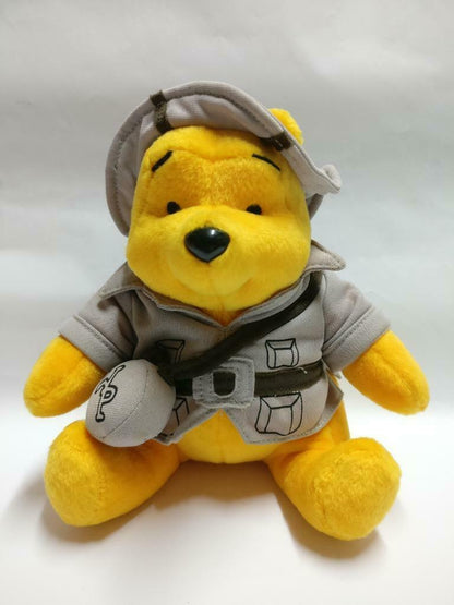 McDonald's Winnie The Pooh Explorer Hunter Hat 7" Plush Soft Toy F/S (PTY105)