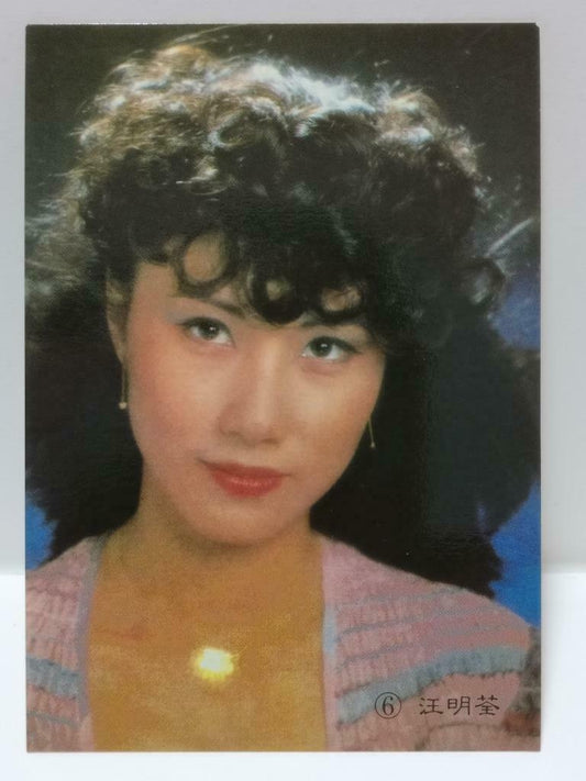 Vintage Hong Kong Actress Liza Wang 汪明荃 Postcard F/S (P164)