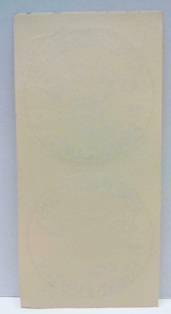 Vintage 80’s Sticker Airlines Club Frankfurt Airlines F/S (A779)