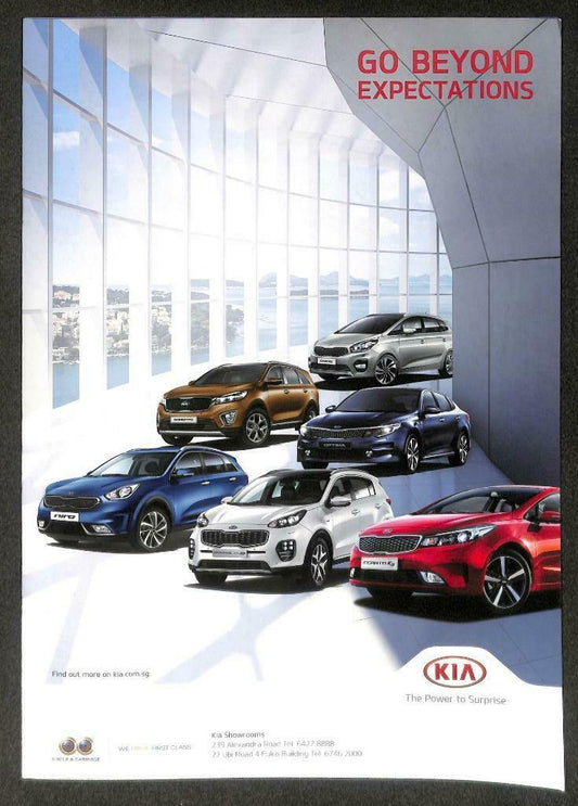 Singapore KIA Car Catalogue Niro Carens Sportage Sorento M032