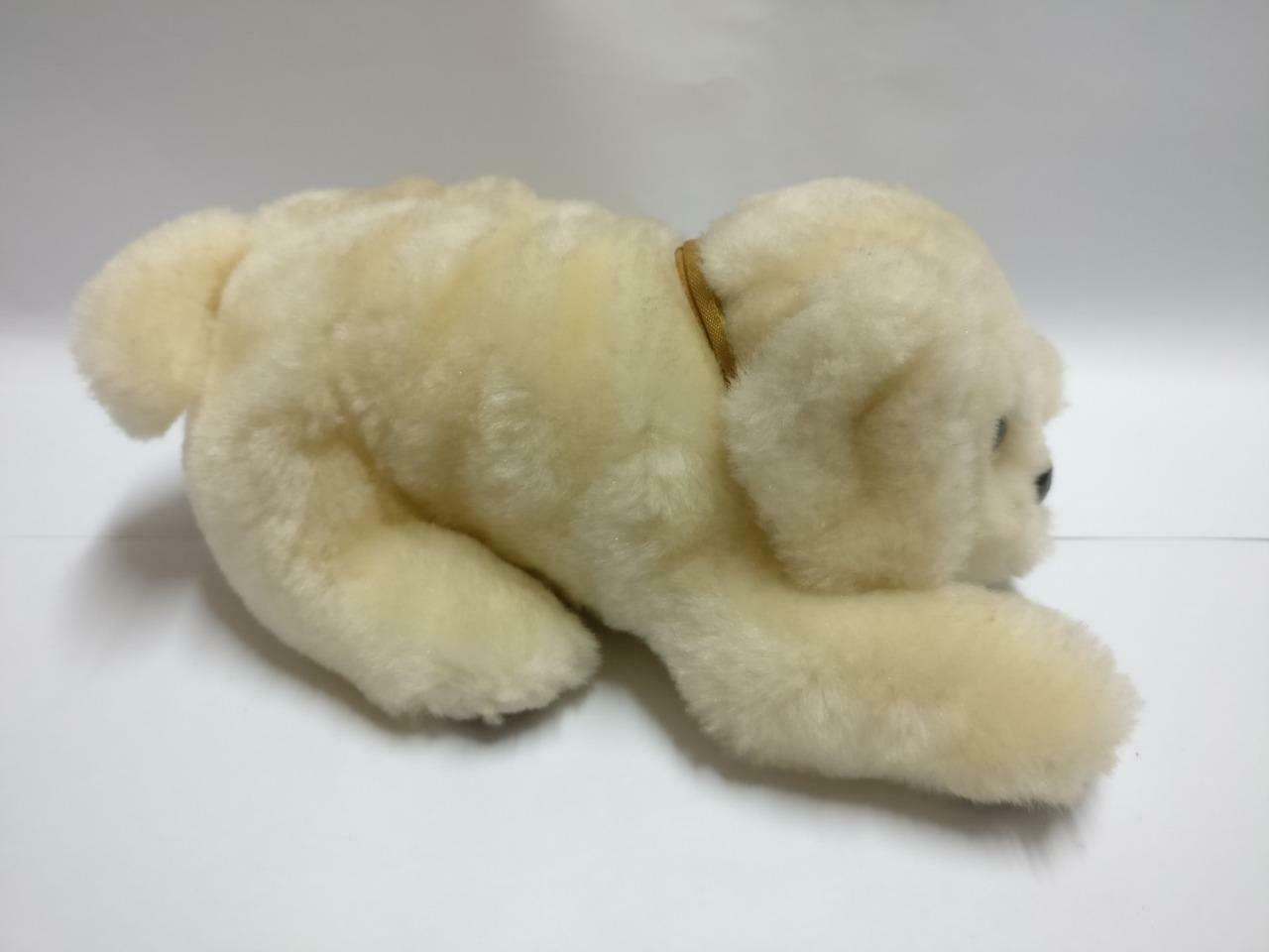 SCOTT Cute White Furry Fluffy Dog Puppy Plush Soft Toy F/S (PTY052)