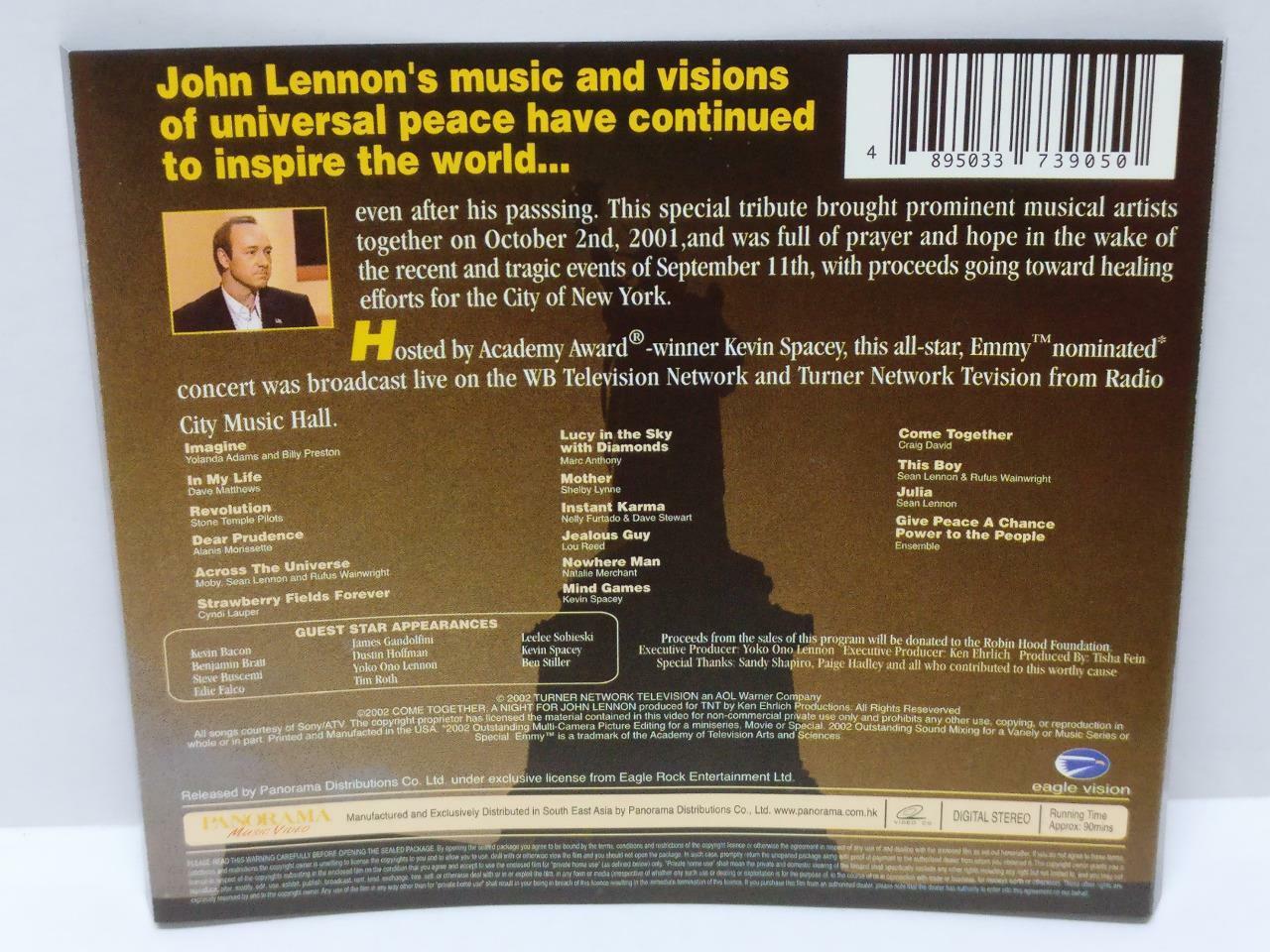 LK888 Tribute For John Lennon Various Artists Hong Kong 2x VCD Video CD (CD540)