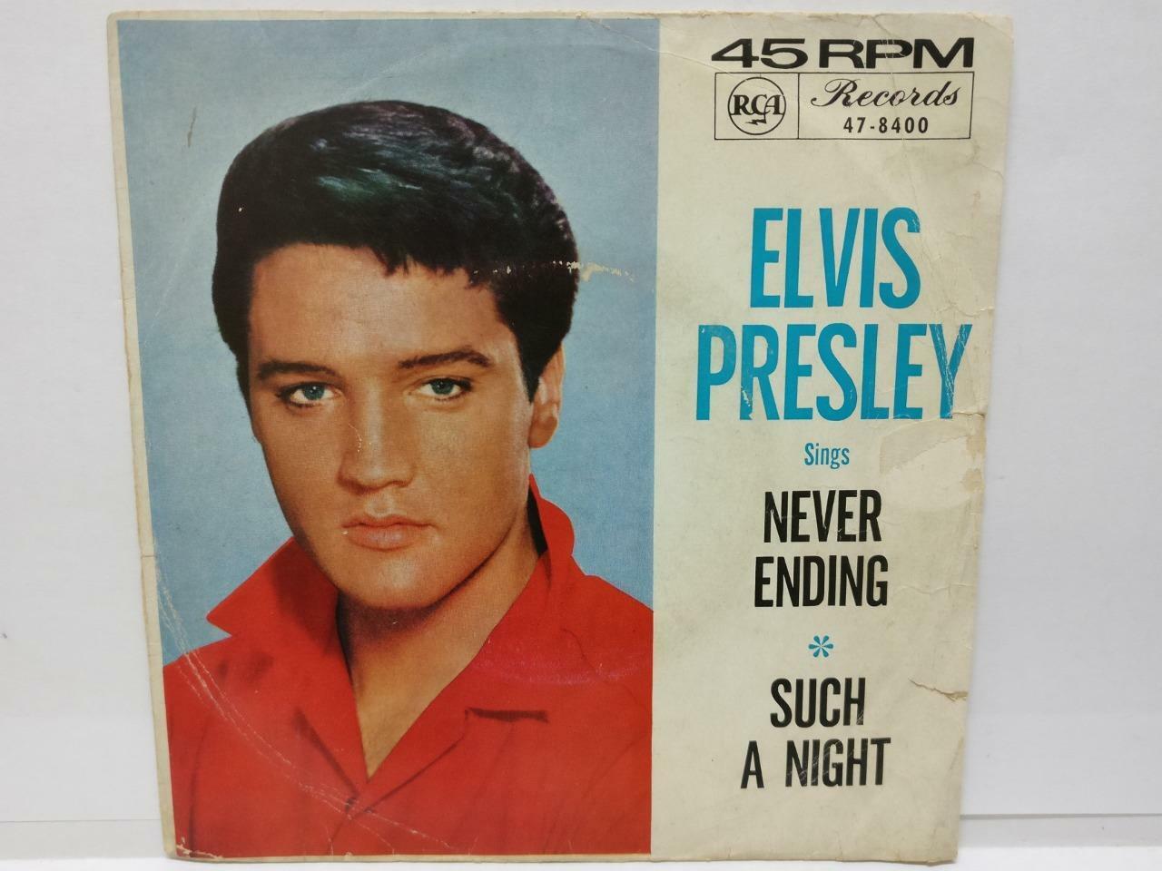 Elvis Presley Never Ending Such A Night Australia 7" English EP  (EP073)