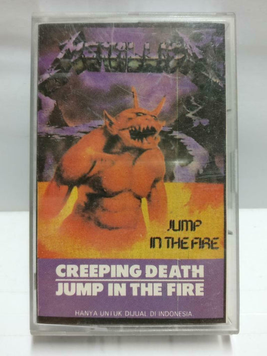 Metallica Creeping Death 1990 Mega Rare Indonesia Only English Cassette CT549