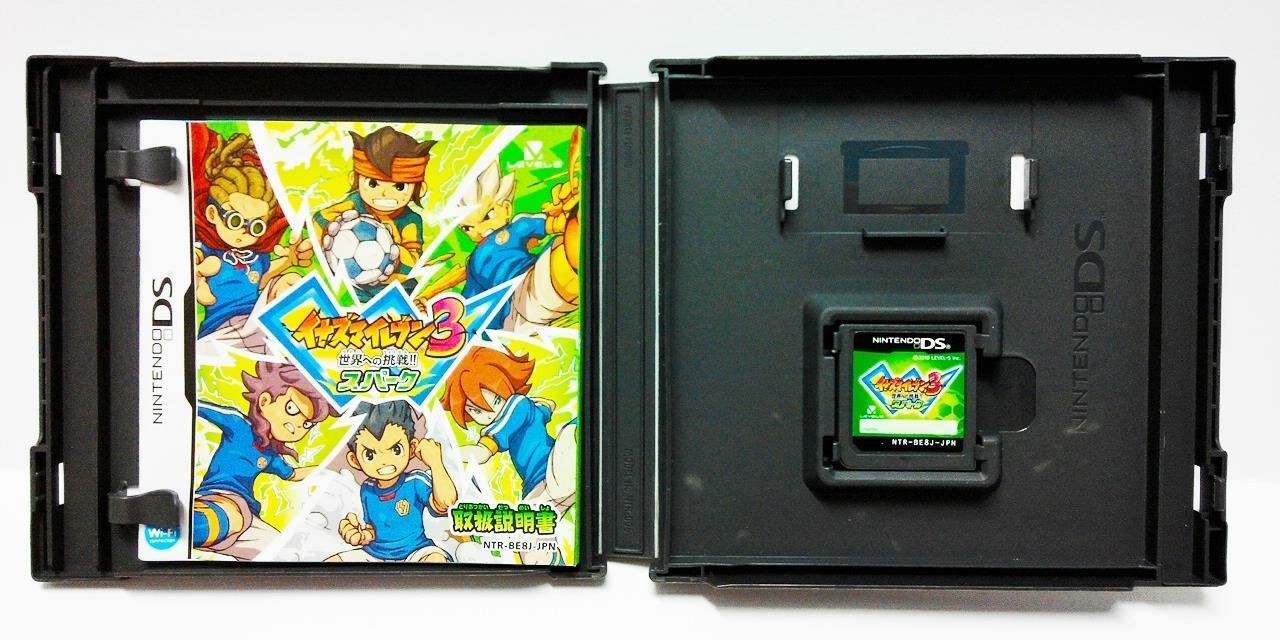 Japan Nintendo DS イナズマイレブン３　世界への挑戦！！スパーク 2010 Game Cartridge (A647)