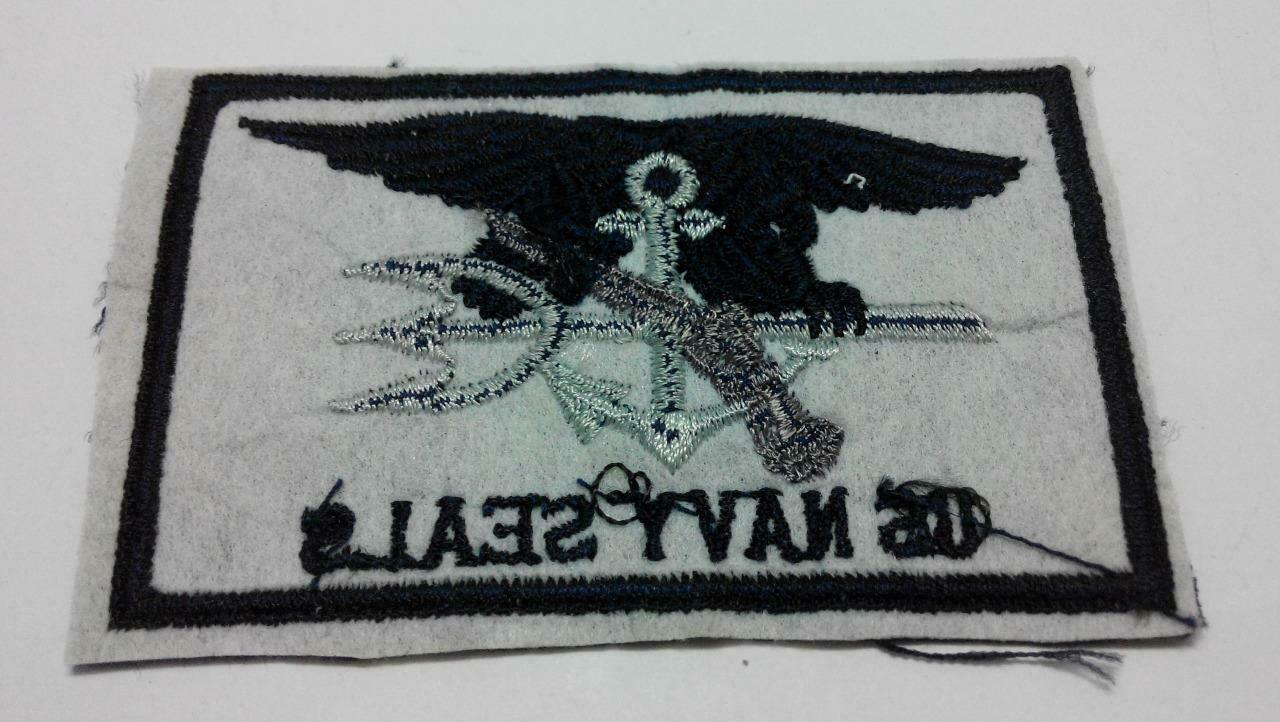 Embroidered US Navy Seals Logo Sew On Clothes Patch (A989)