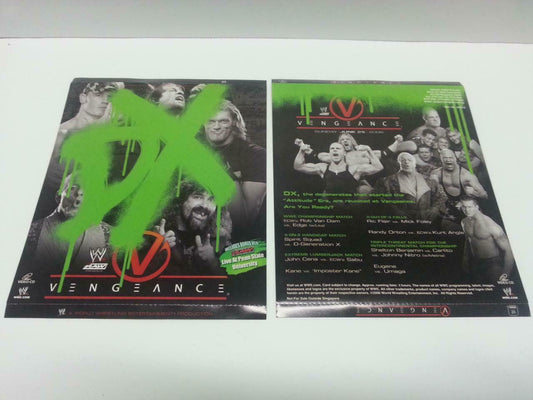 WWE WWF Wrestling RAW Vengeance 2006 Singapore Only 4x VCD Video CD OOP (A842)