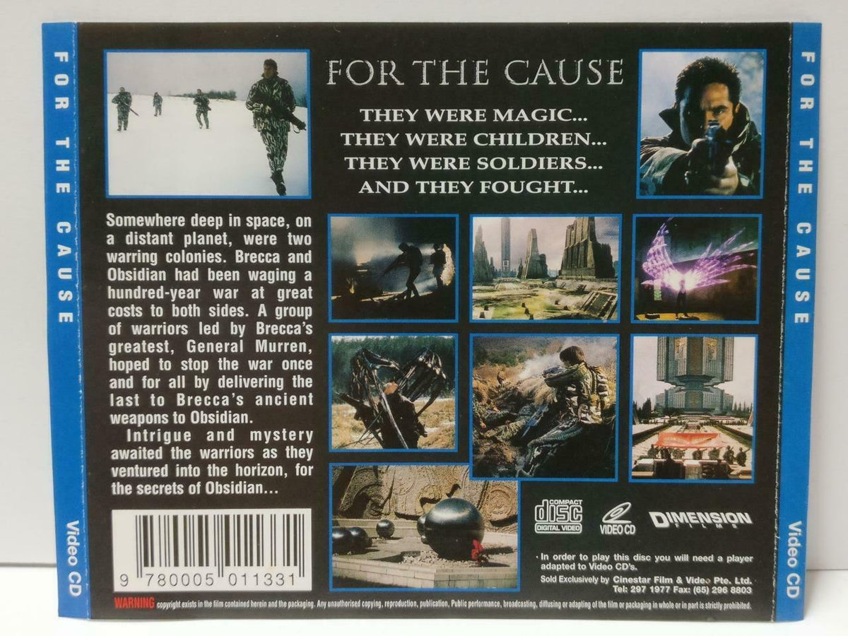 Movie For the Cause Dean Cain Thomas Griffith Singapore Video CD 2x VCD CDS554