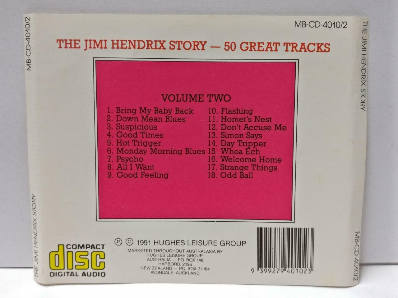 The Jimi Hendrix Story Suspicious All I Want Simon Says 1991 Australia CD CDS512