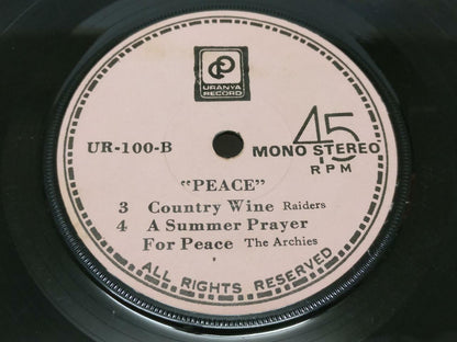 The Archies Raiders Jose Feliciano Rare Cover Label Singapore 7" EP  EP074