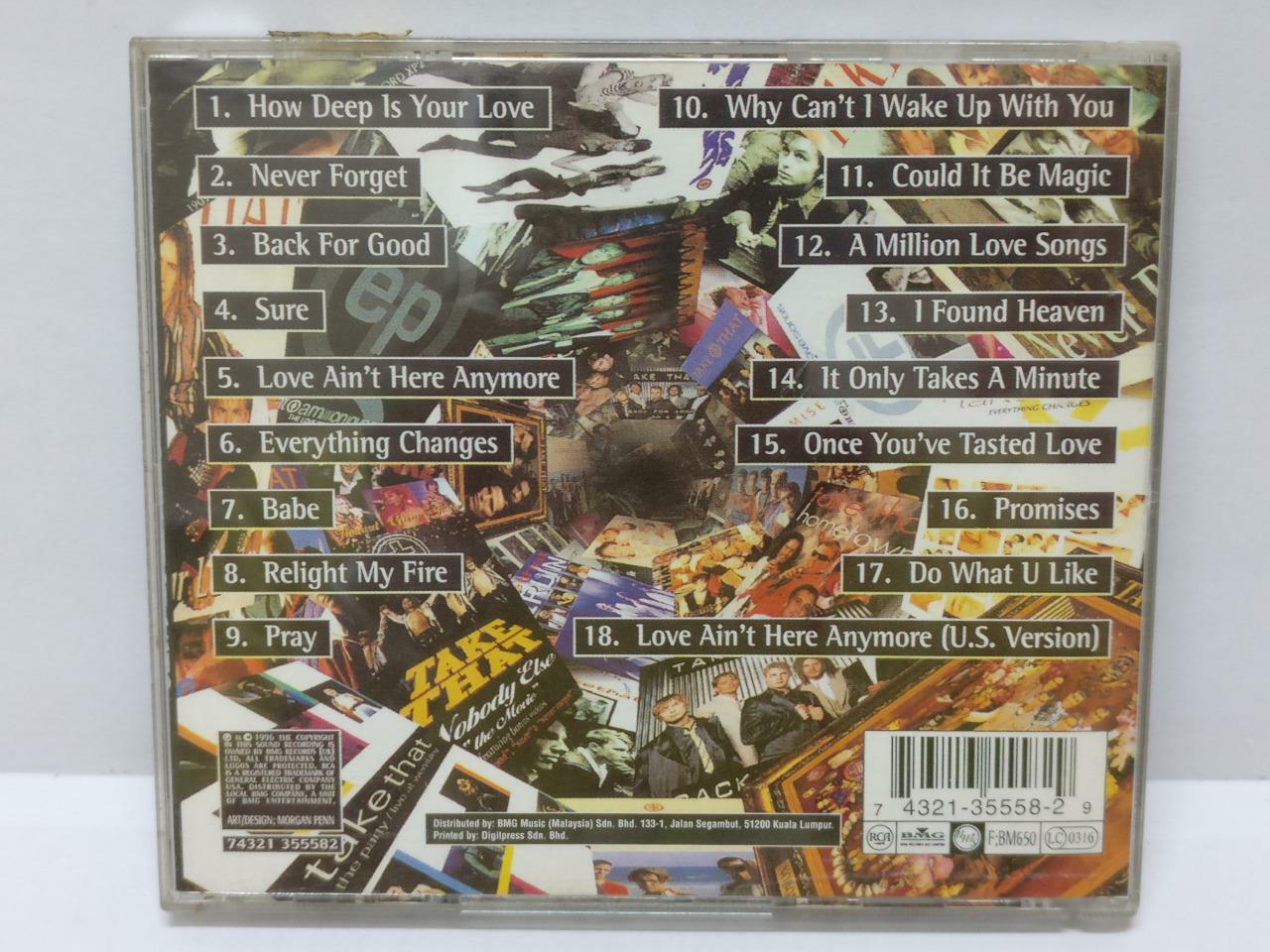 LK888 Take That Greatest Hits 1996 Mega Rare Malaysia CD (74321) (CD576)