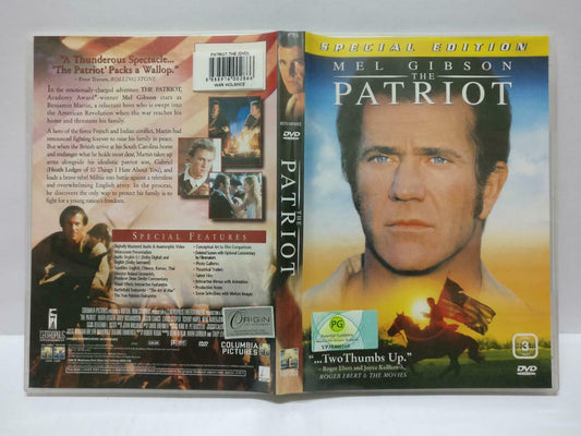 The Patriot Mel Gibson Movie Rare 2000 USA DVD Eng Sub R3 (DVD068)