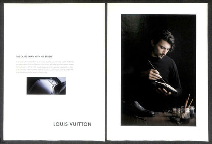 Vintage 2010 Louis Vuitton Hublot Magazine Advertisement Print Ad x 2 (P979)