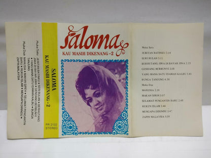 Malaysia Malay P. Ramlee Wife Saloma Kau Masih Dikenang 2 Rare Melayu Cassette CT734