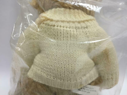 Scotland Knitted Sweater Brown Teddy Bear Souvenir 8" Plush Toy F/S (PTY026)