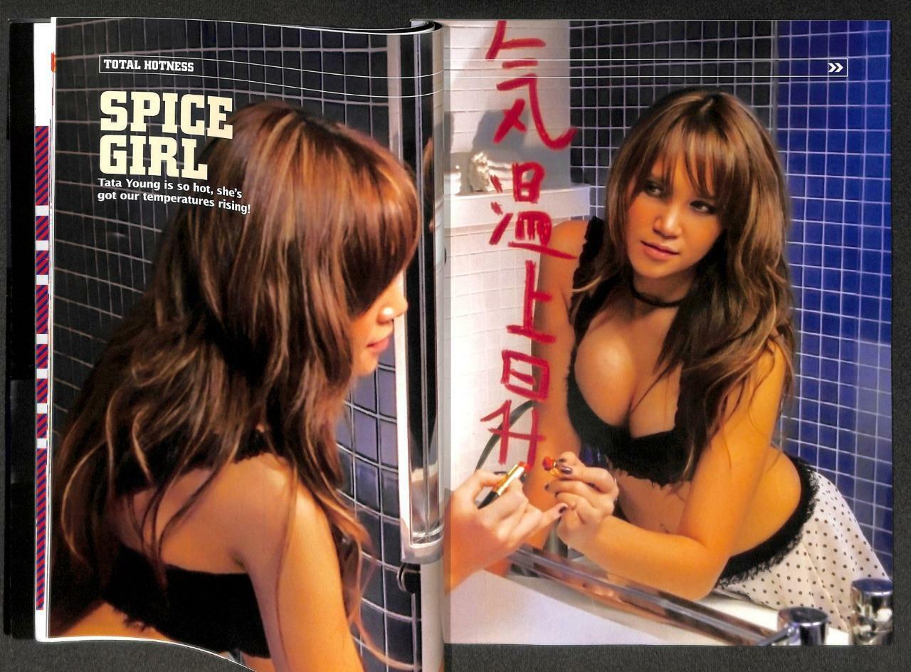Singapore Maxim Magazine Sexy Girl Bra Star Trek Tata Young Rain Jemison M034