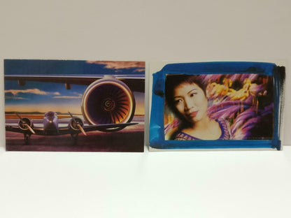 LUCKYPIGEON888 Singapore Airlines SIA Aircraft Plane Postcard Set Of 2 (E0442)