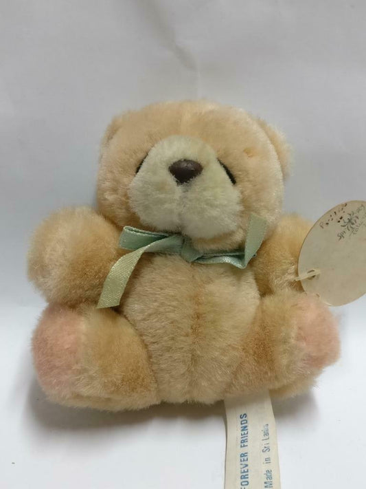 Vintage Forever Friends Mini Bear W/Tag 4" Sri Lanka Plush Soft Toy F/S (PTY129)