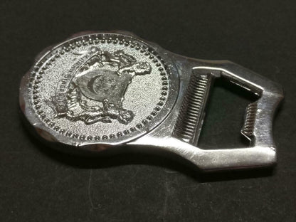 LP888 Rare Vintage Singapore Lion City Souvenir Metal Bottle Opener F/S B968 *2