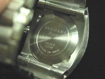 Bvlgari Bulgari Ergon Mens Automatic Watch Black Dial Stainless Steel Bracelet