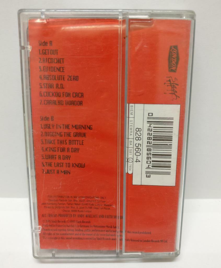 Faith No More King For A Day 1995 Rare Singapore Cassette Wolf  (CT167)