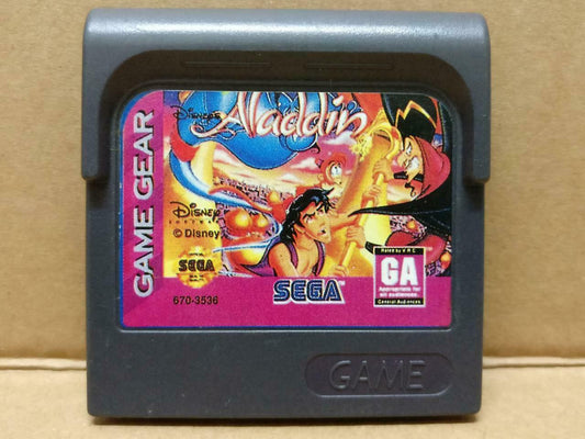 SEGA Disney Game Gear Aladdin Japan Game Cartridge (A1940)