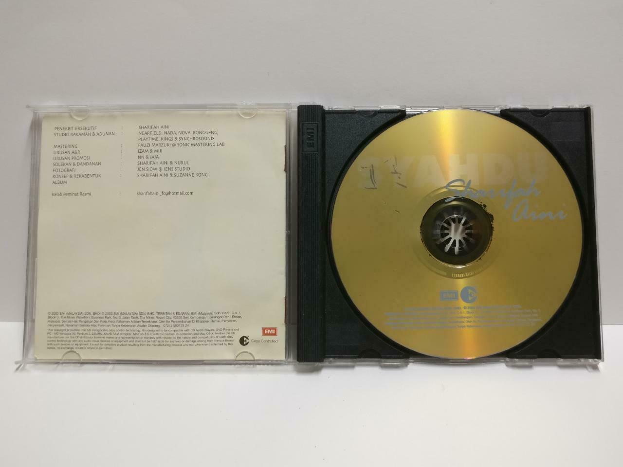 Singapore Diva Sharifah Aini Syahdu Maafkanlah EMI 2003 Malaysia Malay Melayu CD CD1062