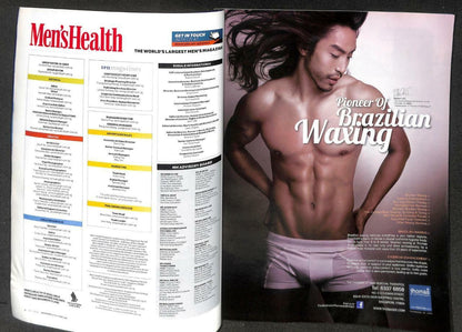 Singapore Men's Health Magazine Beefcake Macho Man MMA Dennis Bermudez M051