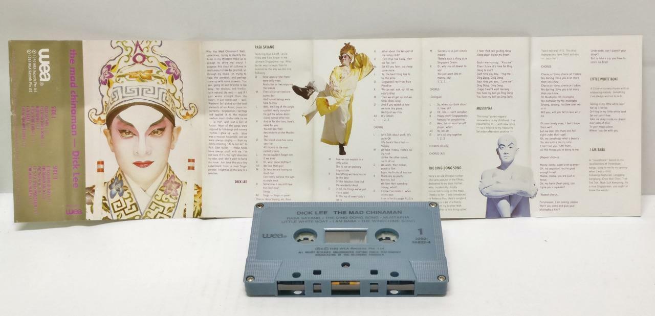 Singapore Dick Lee 李迪文 磁带 卡带 The Mad Chinaman 1989 Opera Cover Cassette (CT335)