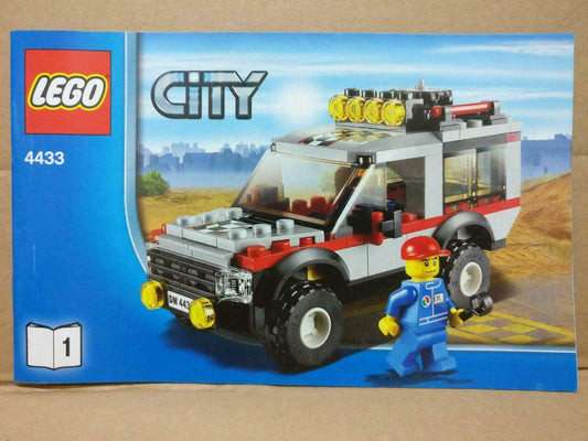 LEGO No. 4433 (1) City Car Manual Instructions Catalog Booklet (LG011)