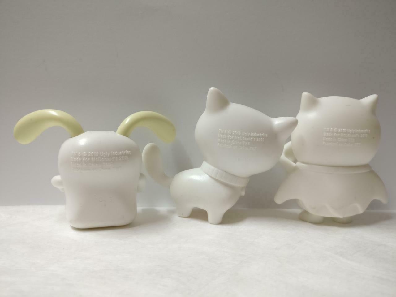 Singapore McDonalds White Ugly Dolls Cute Figure Toys x6 Lot F/S (FTY011) *F