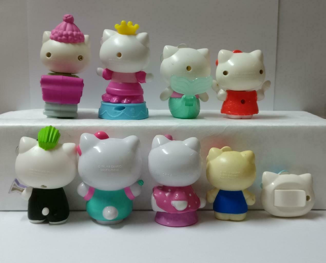 Hello Kitty Cat Princess Snow Sleigh Cute Figure Toys x9 Lot F/S (FTY004) *25