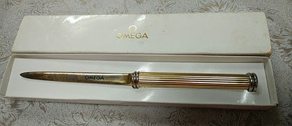 Rare Omega Branded Letter Opener Souvenir (A871)