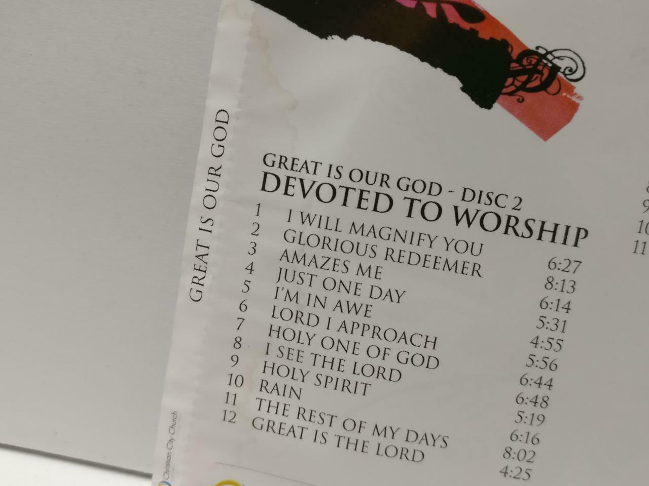 Christian City Church Great Is Our God Faith Worship Australia 2x CD CDS522